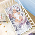 SyXIOP 28" 52" Art Peonies Silver Cooling Baby Mattress Protector pad x Breathable Crib Mattress pad for Baby&Toddler