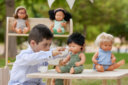 Miniland Doll Wooden Feeding Set - Quality ECO Imaginative Toy