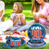 96 Pcs 10th Birthday Video Game Party Supplies - 350 GSM Disposable Paper Plates and Napkins Tableware Set for Kids Boys