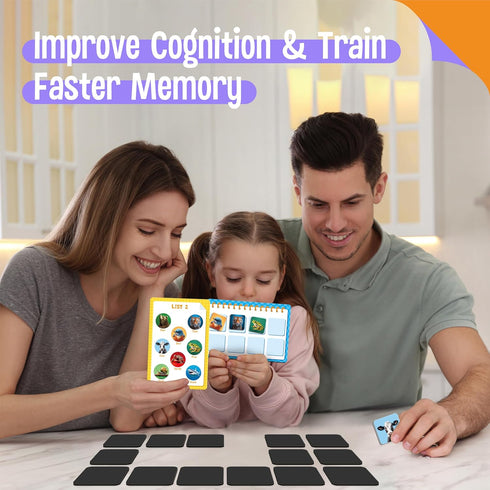 SpriteGru Magnetic Animal Matching Game, Funny Animals Learning Game, Race to Collect Your Lists Educational Toy