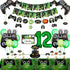 Video Game Party Decorations for Boys, 12th Birthday Banner, Tablecloth, Gaming Pattern Balloons & Sign