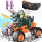 Bennol Remote Control Dinosaur Car Toys for Kids 3-5 4-7, 2.4GHz Dino Car with Light, Sound & Spray