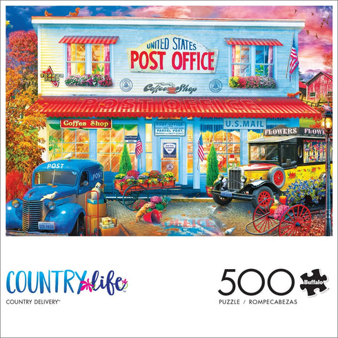 Buffalo Games - Country Life - 500 Piece Jigsaw Puzzle, Country Delivery, Multi
