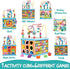 Qilay Wooden Activity Cube for Toddlers 1-3, 5 in 1 Multipurpose ABC-123 Abacus Montessori Learning Toys for 1-3 Year