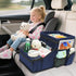 2-in-1 11 Backseat Organizer for Kids & Adults Car Seat Cooler Warmer with Writing Tray, Cup Holders & Storage
