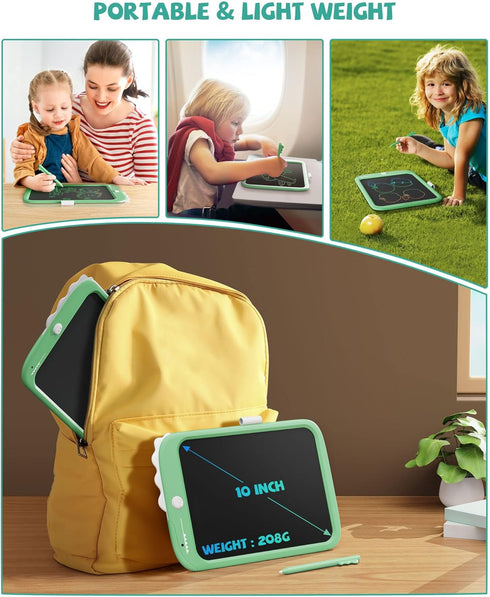 10 inch 3-5, 3 4 5 6 7 8 9 LCD Writing Tablet for Kids, Unicorn Toys Gifts for Girls Aged Toddler Girl Kids Educational