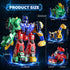 6-in-1 Set,STEM 3 4 5 6 7 8 9 10 Eohemeral Dinosaur Transforming Robot Toys Toy Combine Dinosaur Transform into