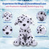 Plushland Realistic Stuffed Animal Puppy Dog, 10 Inches Holiday Plush Figures for Kids (Dalmatian-10'')