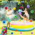 100Pcs Soft Reusable Water Splash Balls, 2.4 Inch Soaker Ball Toys for Kids, Beach Pool Games with 1 Mesh Bag