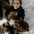 12 inches The Petting Zoo Bison Stuffed Animal, Gifts for Kids, Wild Onez Zoo Animals, Sitting Bison Plush Toy