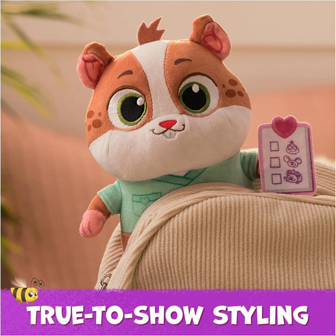 7-Inch 3 Vida The Vet, Popcorn Plush Toy, Tall Stuffed Animals with Super-Soft Fur, Kids Toys for Girls & Boys Ages