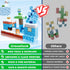 Magnetic Blocks - 100PCS Build Frozen Castle Magnet World, Magnetic Toys for Montessori Toddler Christmas Birthday Gifts