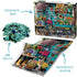 Flower Plant Gardening Puzzle, 1000 Piece for Adults, Spring Nature Garden Jigsaw Puzzle with Colorful Cabin