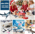 10PCS 5-6" Sea Animal Toys for Toddlers, Bath Ocean Animal Whale Shark Figurines Toys for Kids, Cake Toppers Birthday