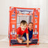 Melissa & Doug Fire Truck Play Tent, Role Play Firefighter Tent for Kids Ages 3+