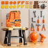 XINNOVEL Set 3-5 3 4 5 6 7 8 Kids Tool Bench with Electric Drill and Realistic Tool, Pretend Play Construction