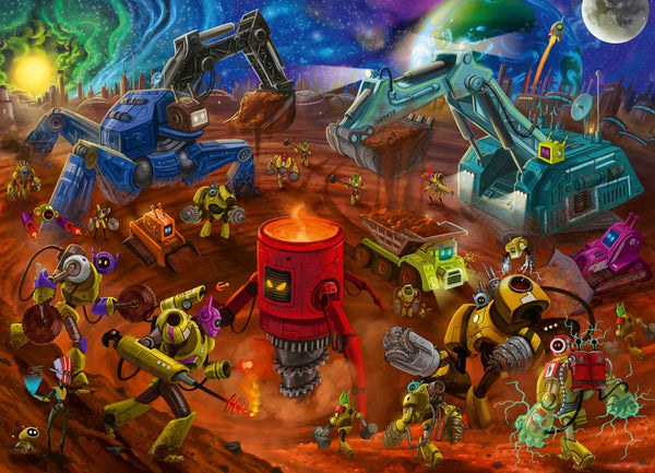 Ravensburger - Space Construction - 60 Piece Jigsaw Puzzle for Kids - 05167 - Unique Pieces Fit Together Perfectly