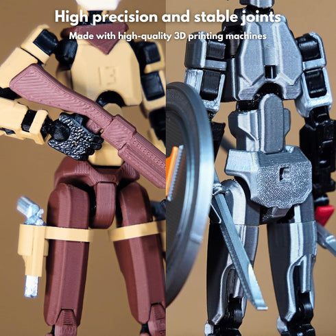 t13 Figure2-Pack 5.4 inchesAssembly 3D Dummy 13 13 Spartan and Cowboy Action Completed Printed Action Figure