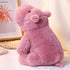 23.6" 4.5lbs, Weighted Stuffed Animals Soft Pink Hippo Stuffed Animal, Medium Cuddly Weighted Hippo Plush for Comfort