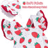 BABESIDE Reborn Baby Doll Clothes for 20-22 Inch Dolls, Strawberries Baby Doll Outfits with Pacifier
