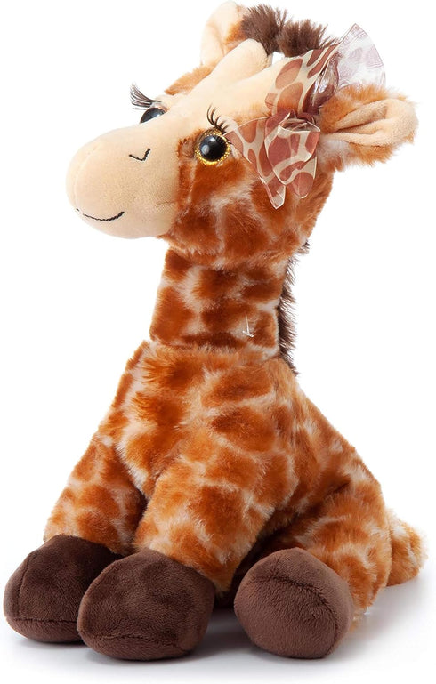 The Petting Zoo Lash'z Giraffe Stuffed Animal, 12 Inch Plush Toy Gifts for Girls