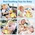 6-12 1, 2 V-Opitos Stuffed Cow Musical Toys for Baby Months+, Early Learning Light up Music Drum, Perfect Christmas