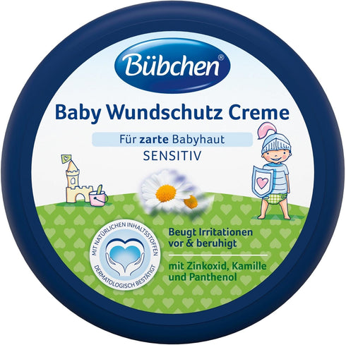 BUEBCHEN Wundschutz Baby Creme, 150ml / 5.07 oz Anti-Sore Protection