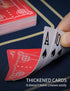 ARTGAME 100% Plastic Playing Cards Bulk Set, 10-Deck Jumbo Index, Waterproof & Washable, Poker Size, Blue/Red
