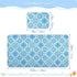 miaozhen 28" 52" Cooling Baby Crib Mattress x Washable Snowflake Pattern Blue Bed Pads for Baby&Toddler