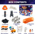 250pk Set 225 2 USA Toyz Galactic Race Tracks for Kids- Speedway Race Car Track with Flexible Roads, LED Toy Cars