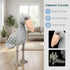 ZHONGXIN MADE 18.5inch Large Shoebill Plush Toy - Lifelike Stork Stuffed Animal, Cute Grey Shoebill Toy for Home