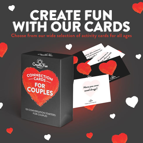 Conversation Cards for Couples - 101 Starter Cards for Engaging and Thought-Provoking Conversations