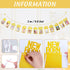 Whaline 1st Birthday Baby Photo Banner, Monthly Milestone Photograph Bunting Garland for First Birthday Celebration
