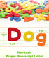 Coogam EVA Magnetic Letters Numbers 78 Pcs, Colorful Educational Toy Set for Preschool Learning, ABC & 123