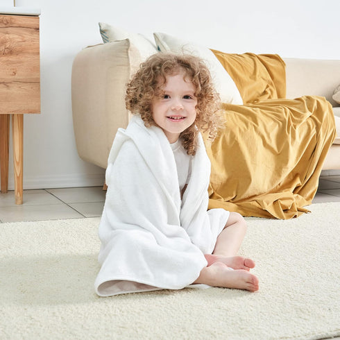 Cozy 600 35 35 Munich Blue Baby Bath Hooded Towel for Boys and Girls - Soft and Baby Towel with Cute Bear Ears