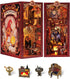 Fsolis DIY Miniature House Kit, Halloween Booknook for Adults, Decorative Bookend Alley Decor for Women Teens