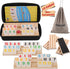 Doreimi Non-Transparent Rummy Cube Game Set 6 Players 2026-6 Colors 162 Tiles,