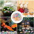 XIHIRCD 64pcs (16 Mini Axolotl Figures, Glow in The Dark Resin Axolotl Tiny Animal Figurines Ornament Axolotl Charms