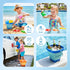 3-10, 3 Pack Dreamon Beach Toys for Kids Collapsible Sand Castle Toys for Beach Include Foldable Buckets, Shovels Molds