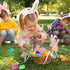 ThinkMax 16 pcs Easter Eggs Filled with Mini Plush Animals Toy for Easter Basket Stuffers/Fillers, Easter Eggs Hunt