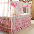 RVKXHD 52" 28" 17" 3-Tiered Baby Crib Bed Skirt: Crib Bed Skirt, x Soft and Breathable Baby Crib Sheets with Drop Dust