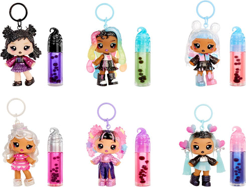 Yummiland 4+ Lip Gloss Doll: Sour Sweeties - Blake Licorice Includes DIY Lip Gloss + Removable Keychain, Cosmetic Play