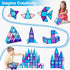 Magnetic Tiles Kids Toys, 47pcs Building Blocks for 3-8 Year Old Boys and Girls, Educational Fun