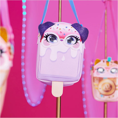 Purse Pets - Treat Yo Self Pupsicle Interactive Pet Toy & Crossbody Bag with Lights and Sounds for Girls