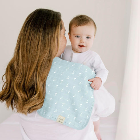 5-Pack 20x10" KeaBabies Cotton Muslin Burp Cloths Baby Boy, Girl - Soft & Absorbent Burping Cloth for Babies, Large