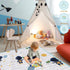 ZNVYPPD 50x50 Tummy (Space,50x50) Baby Play Mats for Floor, Playpen Mat Thick Soft Crawling Mat Non-Slip Cushioned