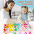 QZMTOY Preschool Educational Montessori Toys, Toddler Puzzles Number Shape Sorter for Kids Age 3-5