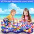 156Pcs 3 4 5 6 7 8Year Doloowee Flower Garden Building Toys for Girls Old, Upgrade DIY Marine Coral Stacking Toys, STEM