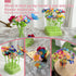 Pistachio 4 5 6 7 8, 4 5 6 7 8 DIY Fabric Flower Bouquets Toys - Arts and Crafts for Kids Arts & Crafts Flower Making