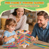WhimsiPlay 42 3 4 5 6 Counting, 3 Montessori Game Wooden Board Games, Colorful Sticks Dice Game Math Learning Toys